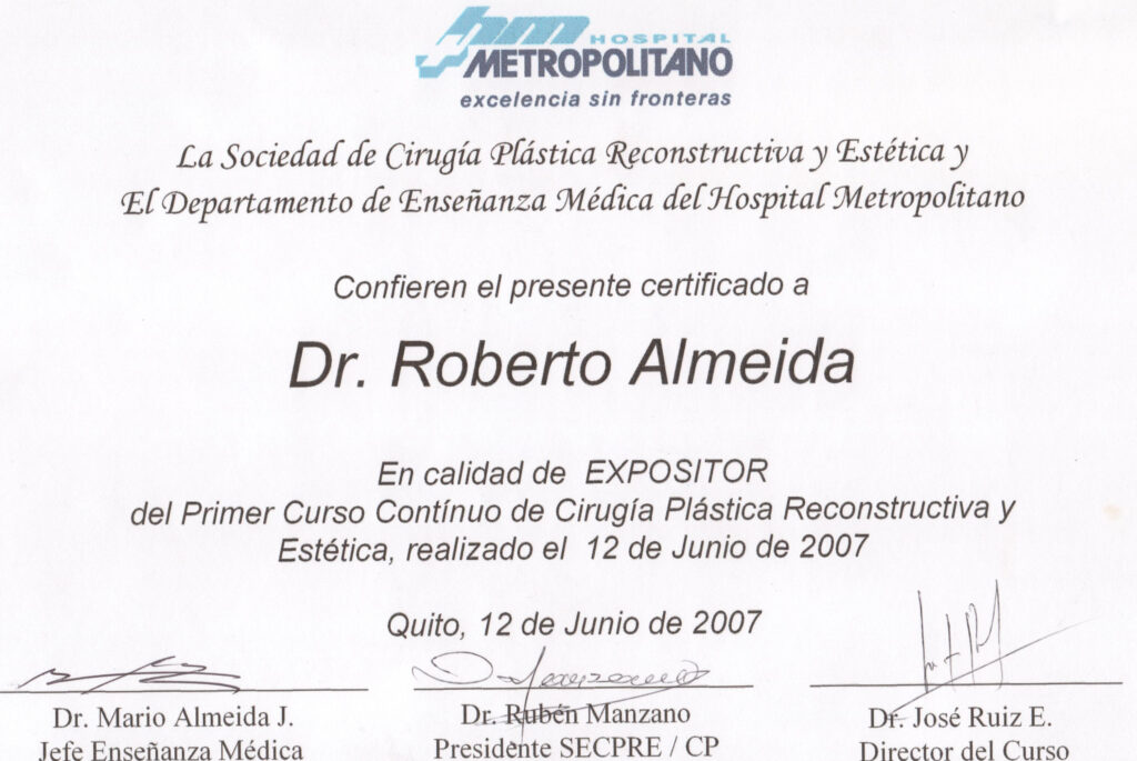 9 curso hosp metro